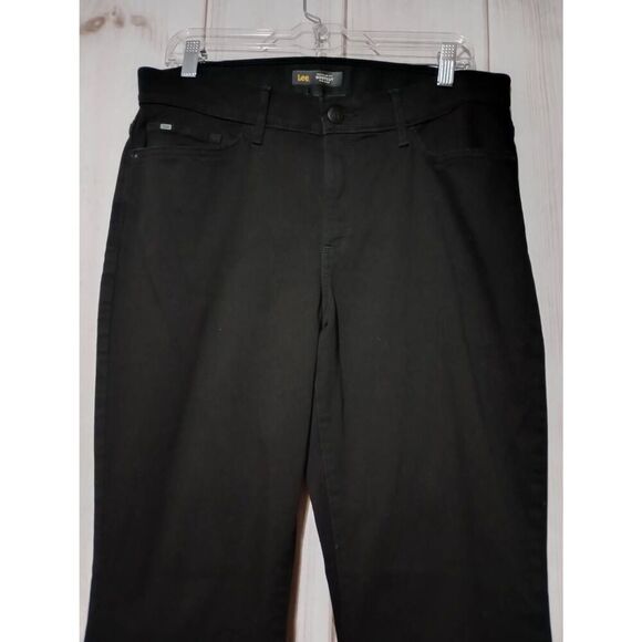 Lee Pants Ladies 14 Bootcut Mid Rise Black - Picture 3 of 8